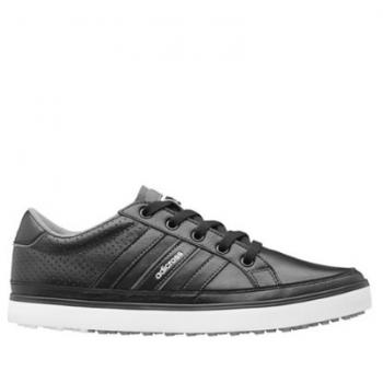 高爾夫鞋 Adidas阿迪達斯 高爾夫球鞋 男士 真皮  黑色Q46710