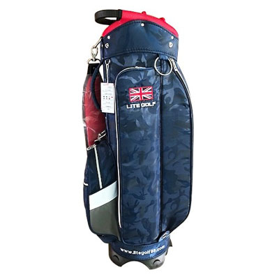 【飛揚高爾夫】Lite TA-5668 Cart Bag 9吋 ,迷彩藍 球袋