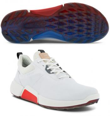 【飛揚高爾夫】ecco 男鞋 (無釘) Biom Hybrid 4 #108204-01007 白/紅【EU40-43】【下單前請先詢問是否有現貨】