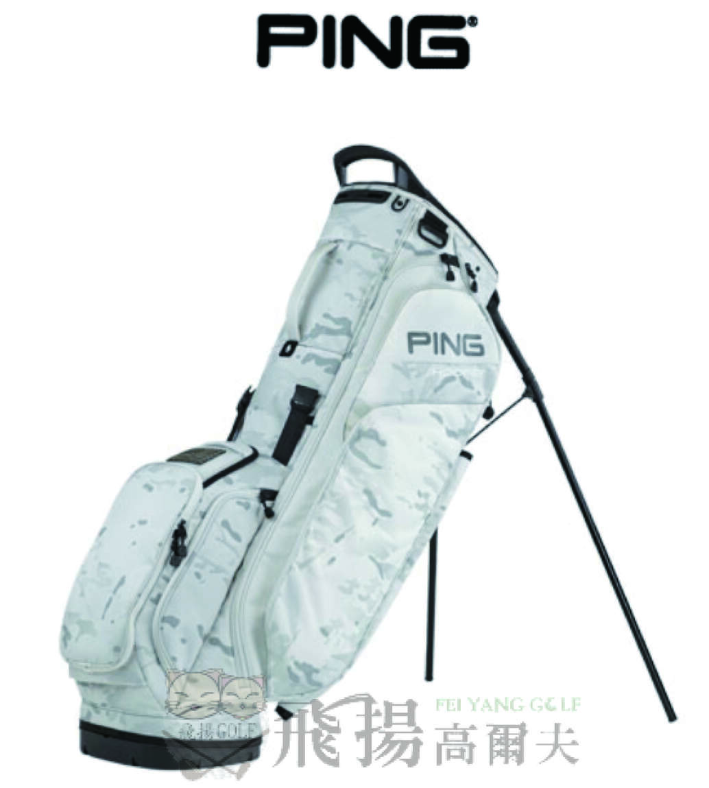 【飛揚高爾夫】Ping Hoofer 231 Stand Bag 白迷彩 ,#PI23A510609 腳架袋