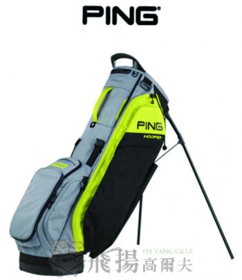  【飛揚高爾夫】Ping Hoofer 231 Stand Bag 黑/鐵灰/黃 ,#PI23A510602 腳架袋