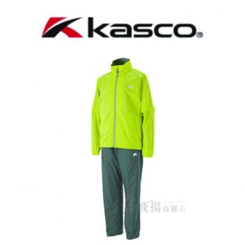 【飛揚高爾夫】Kasco Rain Suit 男雨衣ARW-007, 芥末綠